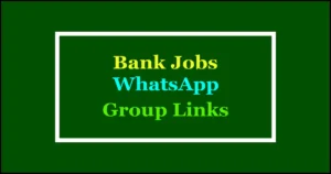 bank jobs whatsapp groups