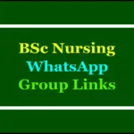 bsc nursing whatsapp groups