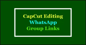 capcut editing whatsapp groups