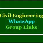 civil engineering whatsapp groups