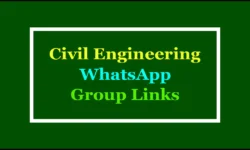 Civil Engineering WhatsApp Group Links 2025