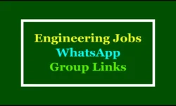 Engineering Jobs WhatsApp Group Links: Join Active Communities Today