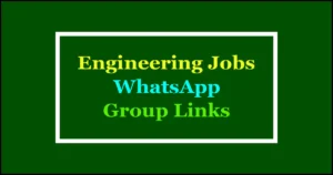 engineering jobs whatsapp groups
