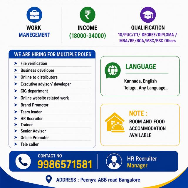 Hiring for Brand Promotor BLR icon