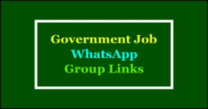 government job whatsapp groups