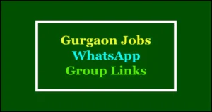 gurgaon jobs whatsapp groups