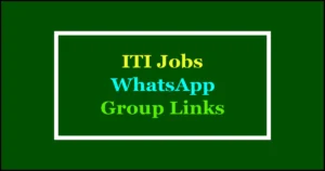 iti jobs whatsapp groups