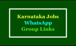 Karnataka Jobs WhatsApp Group Links: Join Now