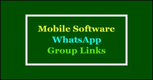 mobile software WhatsApp groups