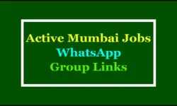 Mumbai Job WhatsApp Group Links: Daily Job Update