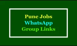 Pune Job WhatsApp Group Links 2025