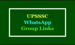 UPSSSC WhatsApp Group Links 2025