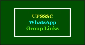 upsssc whatsapp group link
