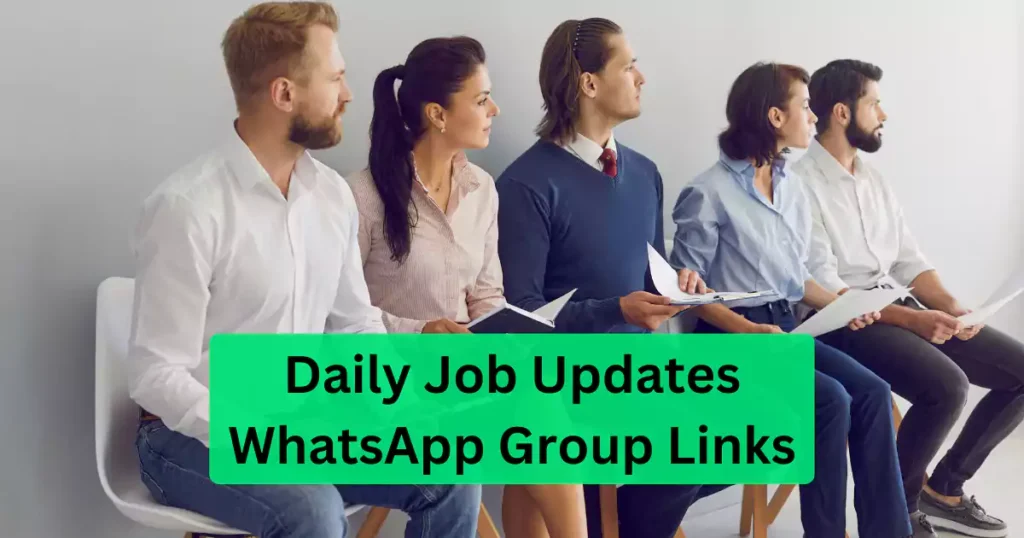 Daily job updates whatsapp group links